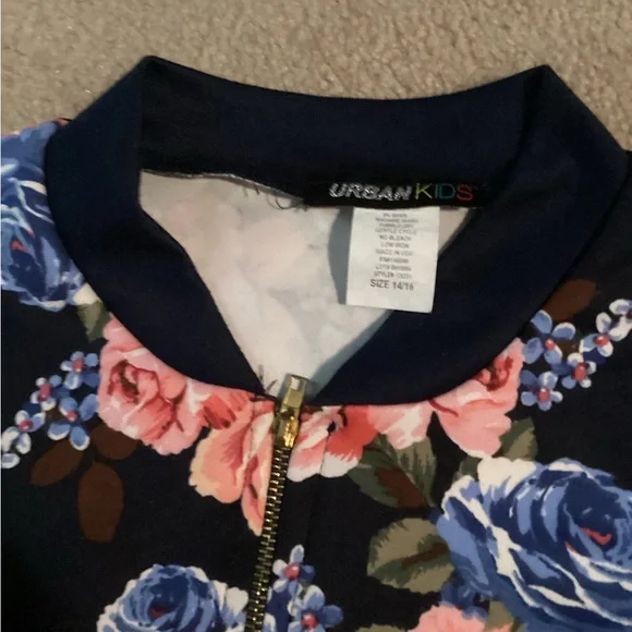 Urban Kids Bomber Style Jacket size 14/16 - Picture 2 of 2